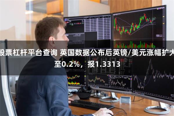 股票杠杆平台查询 英国数据公布后英镑/美元涨幅扩大至0.2%，报1.3313